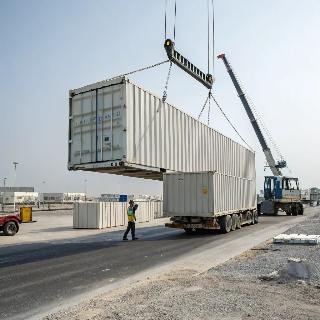 On-site Container Placement